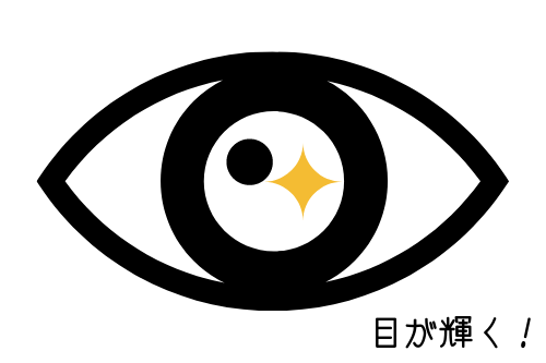 男性が女性にする好意の恋愛表情8:目の輝き